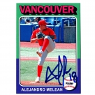 Alejandro Melean autograph